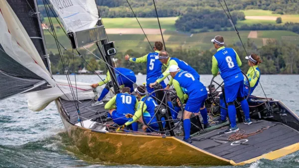 Slovenskih jadralci so pred nekaj tedni  opravili prve priprave na 
prizorišču prve regate za zlati pokal.