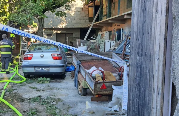 V Utovljah je v požaru umrl domačin