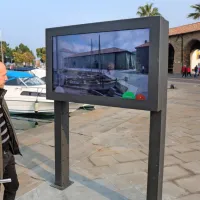 Na novem zaslonu si lahko obiskovalci prek animacije ogledajo 
zgodovinski razvoj Taverne v treh različnih obdobjih. 