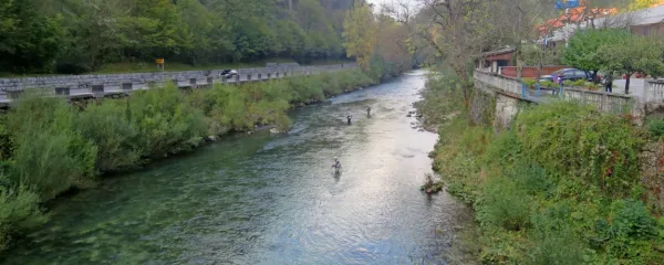 Idrijca že 500 let neovirano plavi strupeno živo srebro v Sočo in naprej v Tržaški zaliv. Kljub zapori rudnika pred skoraj pol stoletja ga letno v zaliv še vedno naplavi 150 ton.