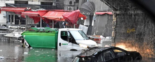 Catania v torek, lahko  bi bila tudi včerajšnja  Augusta.  