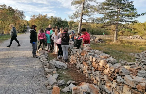 V sklopu projekta so izvedli tudi delavnice v naravi.