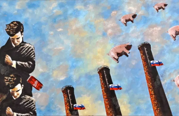 V koprski Meduzi bodo drevi odprli razstavo slik Vojka Tominca. 