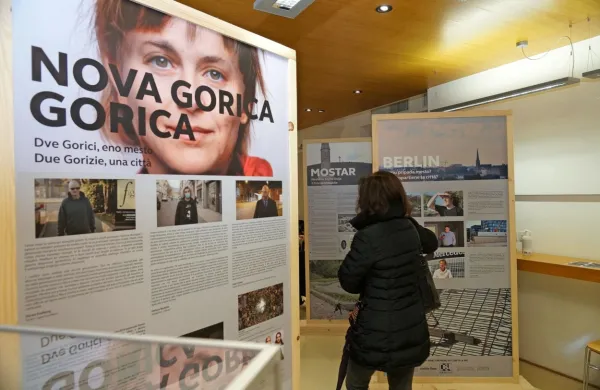  V Trgovskem domu v Gorici je še danes in jutri na ogled  razstava o meji v štirih  razdeljenih mestih. 