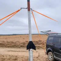 Slovenska raketa poletela 25 kilometrov v vesolje