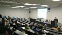 Zanimanje za predstavitev predloga državnega prostorskega 
načrta za polje vetrnih elektrarn Griže - Veliko Polje je bilo tudi v 
Sežani veliko. 