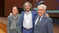  Alexander s staršema, Sijavušem Gadžijevim in Ingrid Silič  

