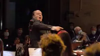 Profesor in klarinetist Andrej Zupan se je po 18-letih vodenja cerkljanskega pihalnega orkestra  od njega 
poslovil.  