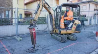 V Gorici so začeli urejati krožno kolesarsko pot, ki bo del 
čezmejnega parka Isonzo-Soča. 