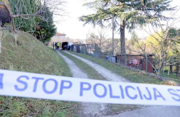 Zadnji krak Streliške ulice pred državno mejo z Italijo je bil v torek 
ves dan prizorišče intenzivne preiskave novogoriških kriminalistov. 
