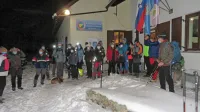 V PD Ajdovščina so udeležence zimskega nočnega pohoda  varno  
pospremili na Čaven in nazaj. 
