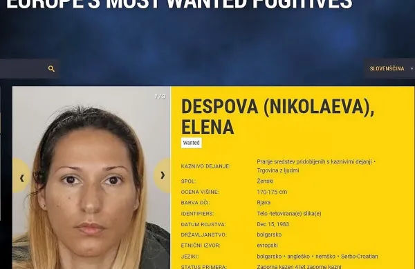 Sodišče  Eleni Nikolaevi  Despovi  ni  uspelo vročiti poziva na 
prestajanje zaporne  kazni.   