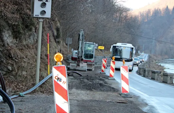 Gradnja 1,4 kilometra kolesarske steze  med zaselkom Marof in 
Spodnjo Idrijo se začenja. 