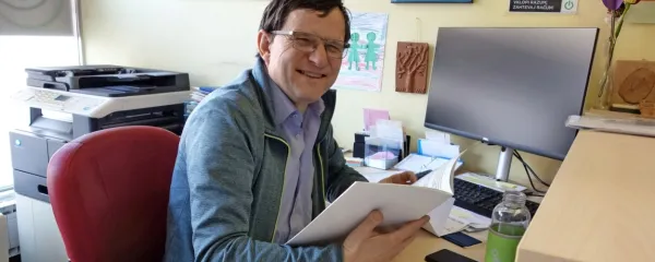 Igor Miljavec uživa, ko ustvarja nove projekte za slepe in slabovidne in  druge funkcionalno ovirane ljudi.