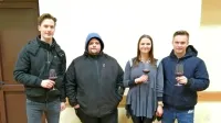 V  Dubaju bodo za predstavitev Mediteranske in Kraške Slovenije skrbeli (od leve proti desni) Lenart Kobal, Domen Gracej, Tjaša Fajdiga in Matic Mikuž.  