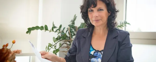 Mirjam Božič v času vodenja območne gospodarske zbornice za 
severno Primorsko.