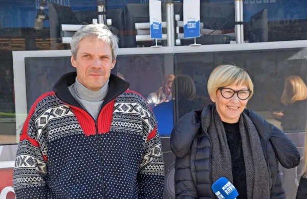 Elda Slokar, mati Andreje Slokar in Marko Bucik, oče Ane Bucik 