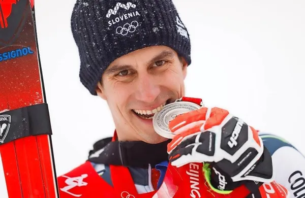 Žan Kranjec je prismučal do srebrne medalje.