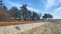 Dvignjena ploščad na Sv. Katarini, kjer bo tudi fitnes na prostem. 