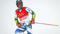 Žan Kranjec je včeraj žal povozil količek. V soboto se bo boril na 
ekipni tekmi.
