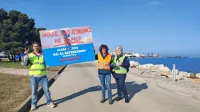 “Ladjedelnice ne damo!” so domačini ministru Alešu Hojsu 
sporočili, da na tem območju ne želijo policije in vojske. 