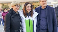 Andreja z mamo Eldo in očetom Andrejem