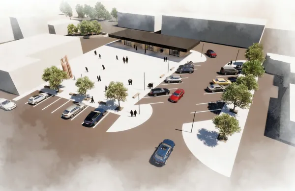 Kozina bo s prenovo Mestnega trga dobila nov družabni prostor.