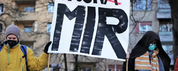 Mir v Ukrajini, mir na svetu = razum