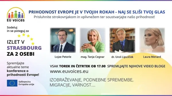 EU VOICES: Dodaj svoj kamenček v mozaik evropske prihodnosti