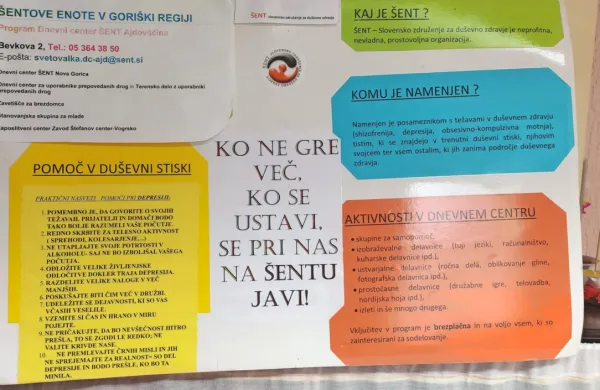 V ajdovskem dnevnem centru Šent so še okrepili programe 
psihosocialne pomoči. 