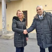 Katarina Štrukelj in Gregor Strmčnik sta prepričana, da se bodo 
begunci integrirali v naše okolje. 