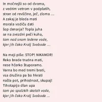 Poezija - tolažba, a tudi krik in obsodba
