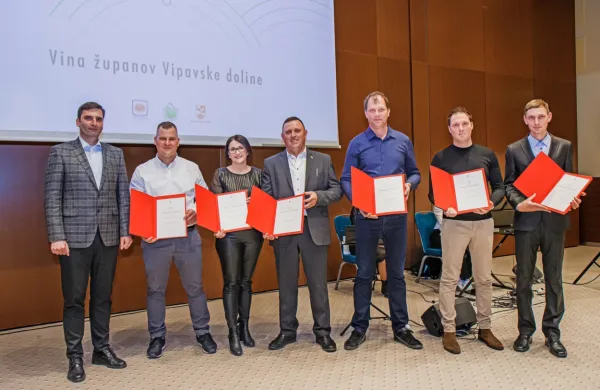 Prejemniki laskavih vinskih nazivov  v Mestni občini Nova Gorica. 