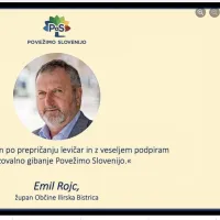 V gibanju Povežimo Slovenijo sicer pravijo, da z županom Rojcem 
oziroma njegovo listo ne sodelujejo,  čeprav so njegov zapis 
podpore objavili celo na svoji Facebook strani, vključno s svojim 
logotipom.  



