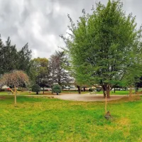 V Solkanu sta veliki (na fotografiji) in mali park. V obeh so tudi igrala za otroke.