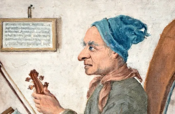Giuseppe Tartini, kakor ga je v drugi polovici 18. stoletja upodobil 
neznani avtor.