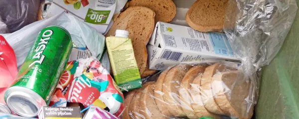  Ekologi brez meja opozarjajo, da na svetu vržemo stran toliko 
hrane, kot jo pridelamo na površini, veliki za 635 Slovenij.