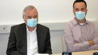 Tomaž Glažar in Miloš Simov, direktor in novi strokovni vodja 
Zdravstvenega doma Idrija.
