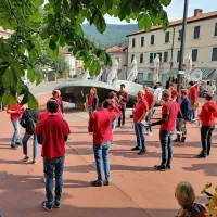 Prvomajska budnica je odmevala v Novi Gorici in Solkanu