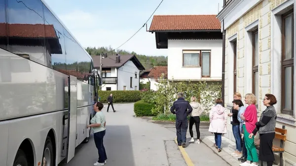 Ukrajinski otroci in osebje so takoj začutili toplino domačinov, ki 
so jih že ob prihodu pozdravili. 