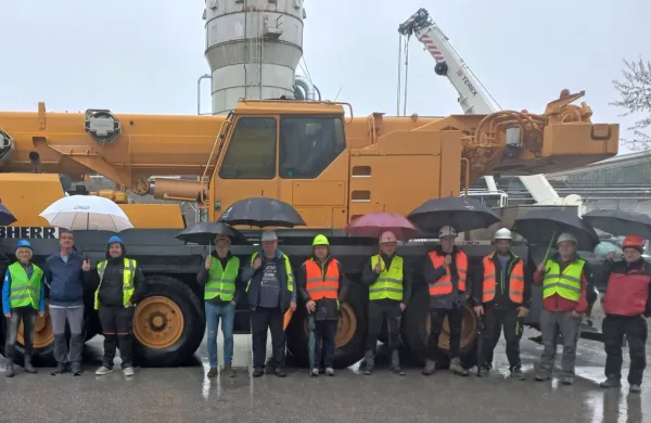 Prva skupina   udeležencev usposabljanja za pridobitev NPK Upravljalec mobilnih dvigal je uspešno opravila izpit.    