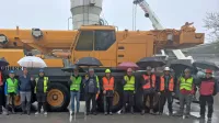Prva skupina   udeležencev usposabljanja za pridobitev NPK Upravljalec mobilnih dvigal je uspešno opravila izpit.    