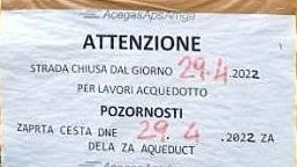 “Pozornosti”, začenjajo se dela “za aqueduct”
