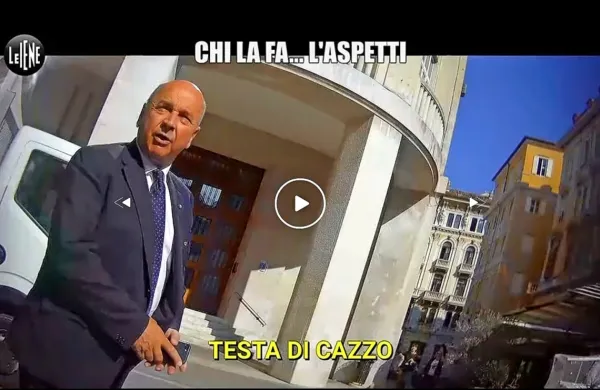 Ko mu je naključni mimoidoči ponudil prijazen “kompliment”, je 
tržaški župan izbruhnil v sočne kletvice.