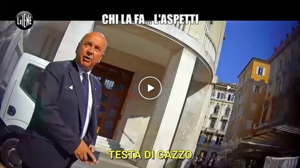 Ko mu je naključni mimoidoči ponudil prijazen “kompliment”, je 
tržaški župan izbruhnil v sočne kletvice.