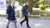 Marko Blatnik in Sandi Valentinčič (desno) nista uspela prepričati delovnega sodišča, da je bila odpoved nezakonita. Zadeva gre na višje 
sodišče.  