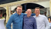 Za goste v restavraciji v Marini Portorož skrbijo (z leve): Sašo Ambrož, Jernej Podpečan in Andrej Kraševec s sodelavci.