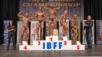 Najboljši v kategoriji  mr. fitness; na drugi stopnički stoji Gregor Dobrotinšek, na prvi Danijel Djujić, na tretji Luka Filipič, na peti pa 
Anton Obrstar.