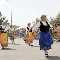 V Brdih živo, kot že dolgo ne: praznik se je vrnil na dobro letino češenj (FOTO in VIDEO)