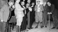 Anarhist Jake Štoke v predstavi režiserja Jožeta Babiča in v izvedbi tržaškega gledališkega ansambla leta 1967 

